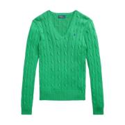 Preppy Green Lange Mouw Pullover Ralph Lauren , Green , Dames