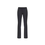 Witte Flared Broek Oliena Model Pinko , Black , Dames