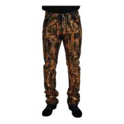 Slim-fit Trousers Dolce & Gabbana , Multicolor , Heren