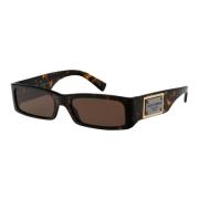 Stijlvolle zonnebril met model 0Dg4444 Dolce & Gabbana , Brown , Heren