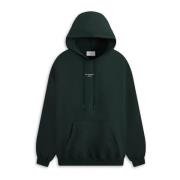 Oversized Katoenen Hoodie met Zak Drole de Monsieur , Green , Heren