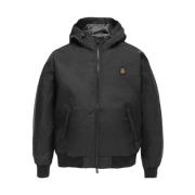 Bomber Hooded Jas RefrigiWear , Black , Heren