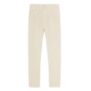 Beige Five-Pocket Cashmere Broek Loro Piana , Beige , Heren