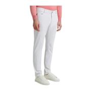 Witte Elastische Slim Fit Surflex Broek RRD , White , Heren