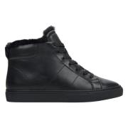 Zwarte Hoge Sneakers voor Dames voor de Winter Er00112257 Estro , Blac...