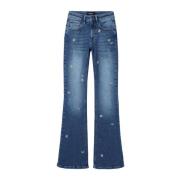 Blauwe versleten effect jeans Desigual , Blue , Dames