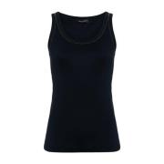 Zwarte Topwear voor Vrouwen Ss24 Fabiana Filippi , Black , Dames