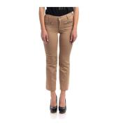 Flare Bottom Up Broek Liu Jo , Brown , Dames