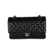 Pre-owned Leather chanel-bags Chanel Vintage , Black , Dames