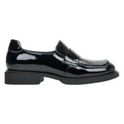 Zwarte Dames Patentleren Loafers Er00113590 Estro , Black , Dames