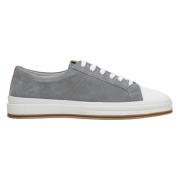 Luxe Grijze Lage Sneakers Estro , Gray , Heren