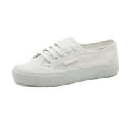 Bloemen Sangallo Damesschoenen Superga , White , Dames