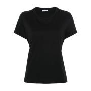 Stijlvol Zwart T-shirt voor Vrouwen Patrizia Pepe , Black , Dames