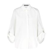 Shirt met Verstelbare Mouwen Luisa Cerano , White , Dames