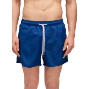 Boxer Shorts met Logo Print Sundek , Blue , Heren
