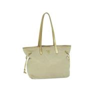 Pre-owned Nylon prada-bags Prada Vintage , Beige , Dames