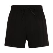 Zwarte Shorts Regular Fit Elastische Taille Samsøe Samsøe , Black , He...