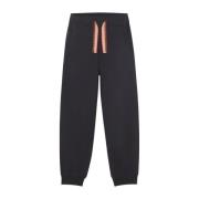 Zwarte Katoenen Joggingbroek Lanvin , Black , Heren