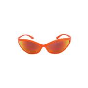 Pre-owned Nylon sunglasses Balenciaga Vintage , Orange , Heren