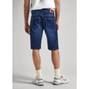 Slim Gymdigo Denim Shorts Pepe Jeans , Blue , Heren
