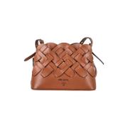 Pre-owned Leather crossbody-bags Prada Vintage , Brown , Dames