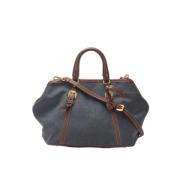 Pre-owned Denim crossbody-bags Prada Vintage , Blue , Dames