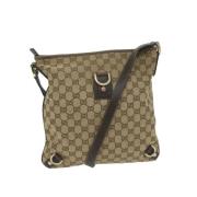 Pre-owned Canvas gucci-bags Gucci Vintage , Beige , Dames