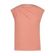 One-Shoulder Bloom Top | Abrikoos Jane Lushka , Orange , Dames