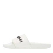 Pre-owned Rubber sandals Burberry Vintage , White , Heren