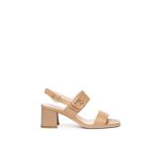 Stijlvolle Sandaal Nerogiardini , Beige , Dames