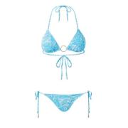 Blauwe Mirage Driehoek Bikini Set Melissa Odabash , Blue , Dames