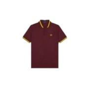 Original Single Tipped Polo Fred Perry , Red , Heren