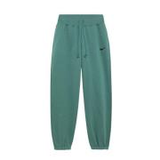 Phoenix Fleece Sweatpants met Geborduurd Logo Nike , Green , Heren