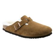 Boston Shearling Klompen Birkenstock , Brown , Heren