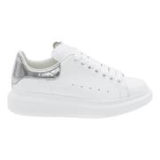 Witte Zilveren Croco Sneaker Limited Edition Alexander McQueen , White...