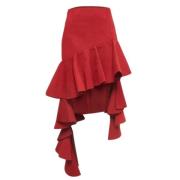 Pre-owned Suede bottoms Jacquemus Pre-owned , Red , Dames