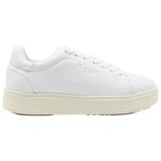 Stijlvolle Sneakers in Wit Blauer , White , Dames