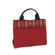 Pre-owned Nylon handbags Burberry Vintage , Red , Dames