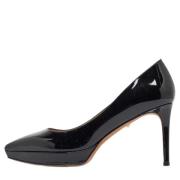 Pre-owned Leather heels Valentino Vintage , Black , Dames