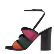 Pre-owned Leather sandals Valentino Vintage , Multicolor , Dames