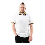 Polo Baroque Versace Jeans Couture , White , Heren