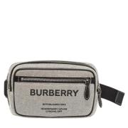 Pre-owned Canvas crossbody-bags Burberry Vintage , Gray , Heren