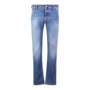 Blauwe Slim Fit Jeans voor Heren Jacob Cohën , Blue , Heren