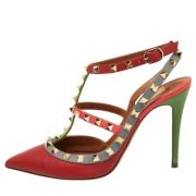 Pre-owned Leather heels Valentino Vintage , Multicolor , Dames