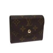 Pre-owned Coated canvas wallets Louis Vuitton Vintage , Brown , Dames