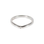 Pre-owned Metal rings Cartier Vintage , Gray , Dames