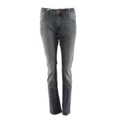 Slim Fit Grijze Jeans Jacob Cohën , Gray , Heren