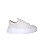 Glitter Phyton Damesneakers Platform Acbc , White , Dames