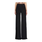 Viscose Farrah Broek Rick Owens , Black , Dames