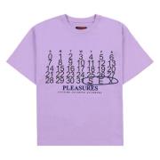 Grafisch katoenen T-shirt met gemengde print Pleasures , Purple , Here...